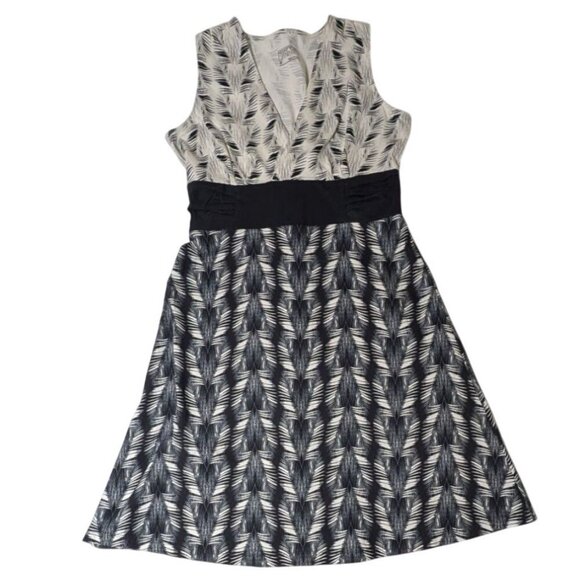 Patagonia Sleeveless Midi Dress Palm Print Womens Size Medium - Picture 6 of 7